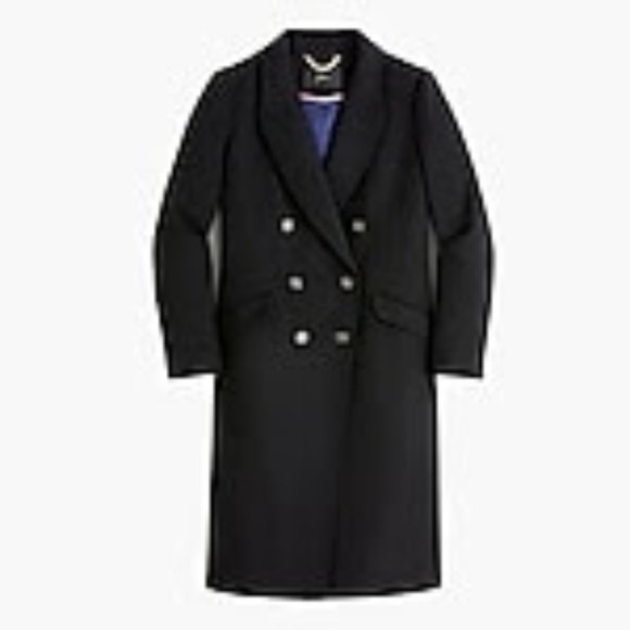 J. Crew Jackets & Blazers - PETITE DOUBLE-BREASTED TOPCOAT IN WOOL CASHMERE